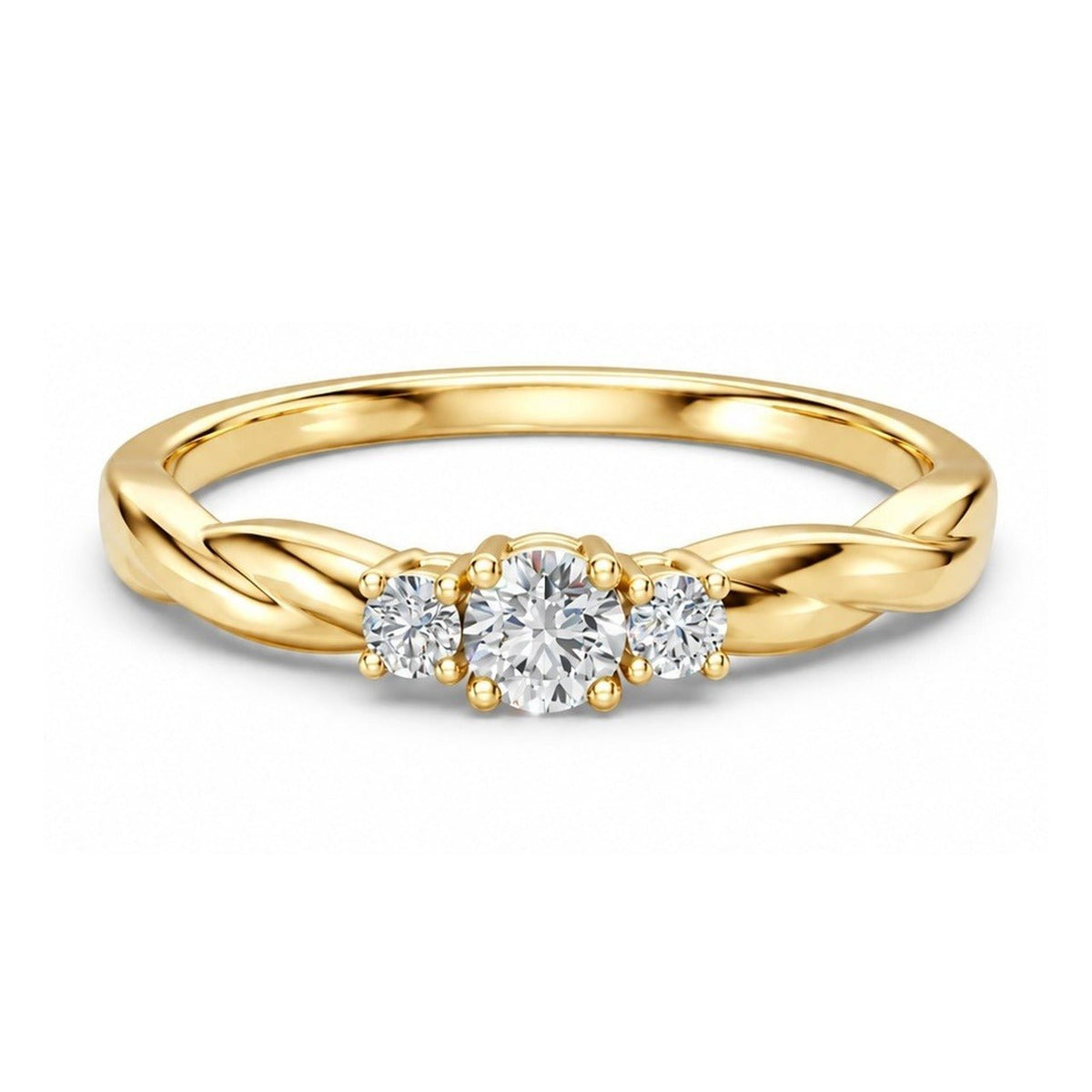 3-Stone Kordel 0,20 ct. - BREEDIA