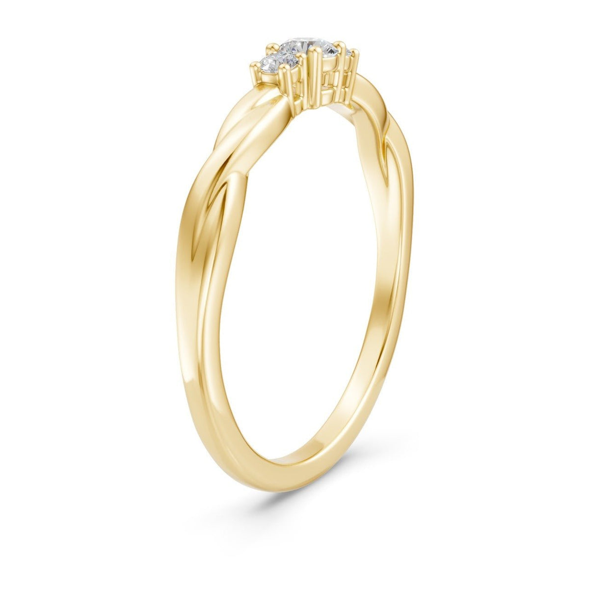 3-Stone Kordel 0,20 ct. - BREEDIA