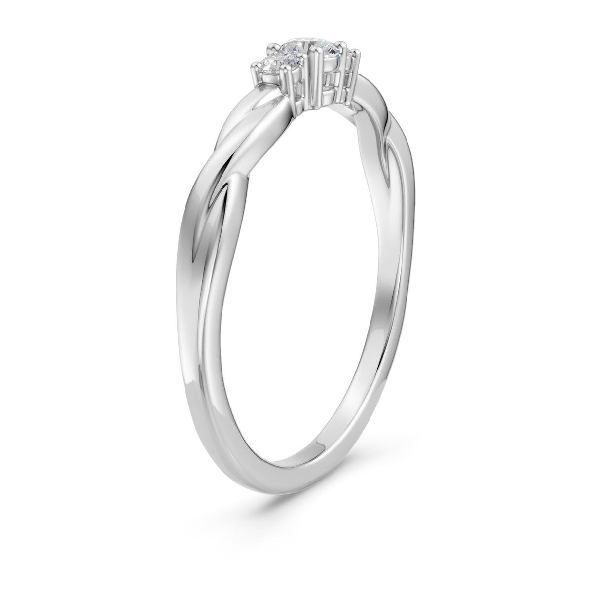 3-Stone Kordel 0,20 ct. - BREEDIA