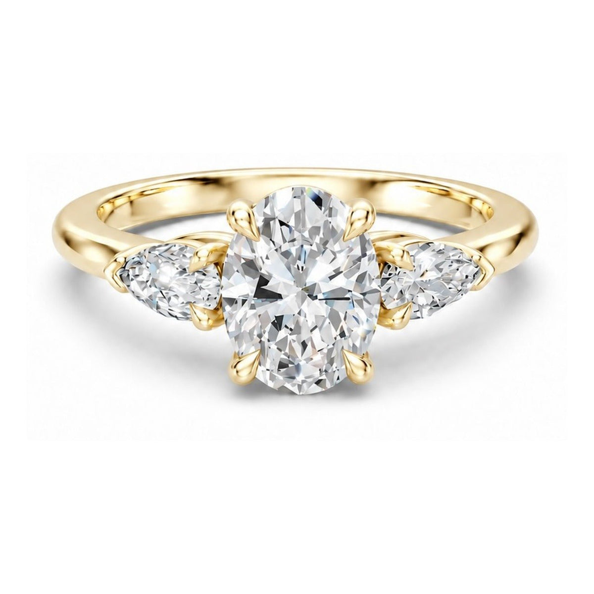 3Diamonds Oval 1,30 ct. - BREEDIA
