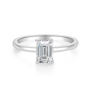 Klassik Emerald 1,00 ct. mit Labordiamant