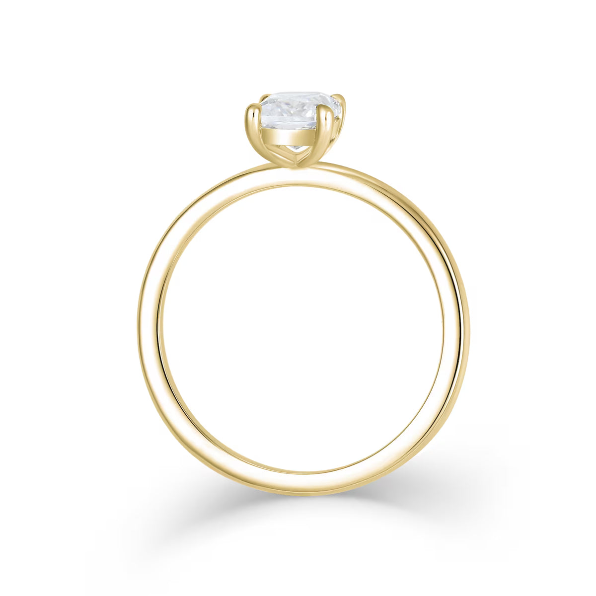 Klassik Radiant 1,00 ct. mit Labordiamant