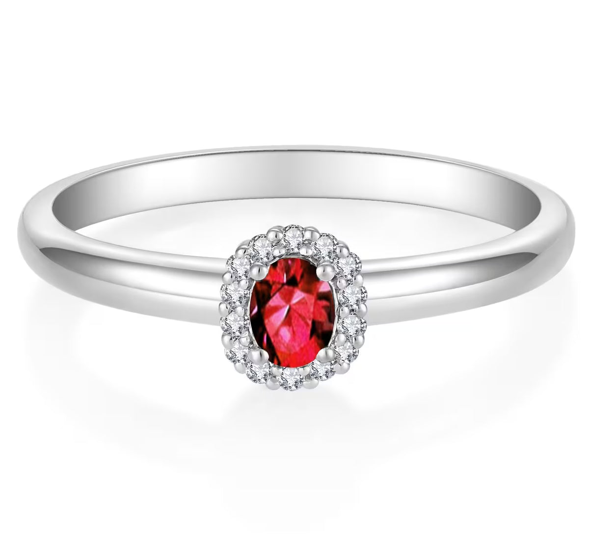 Bague de Fiançailles Rubis Kate