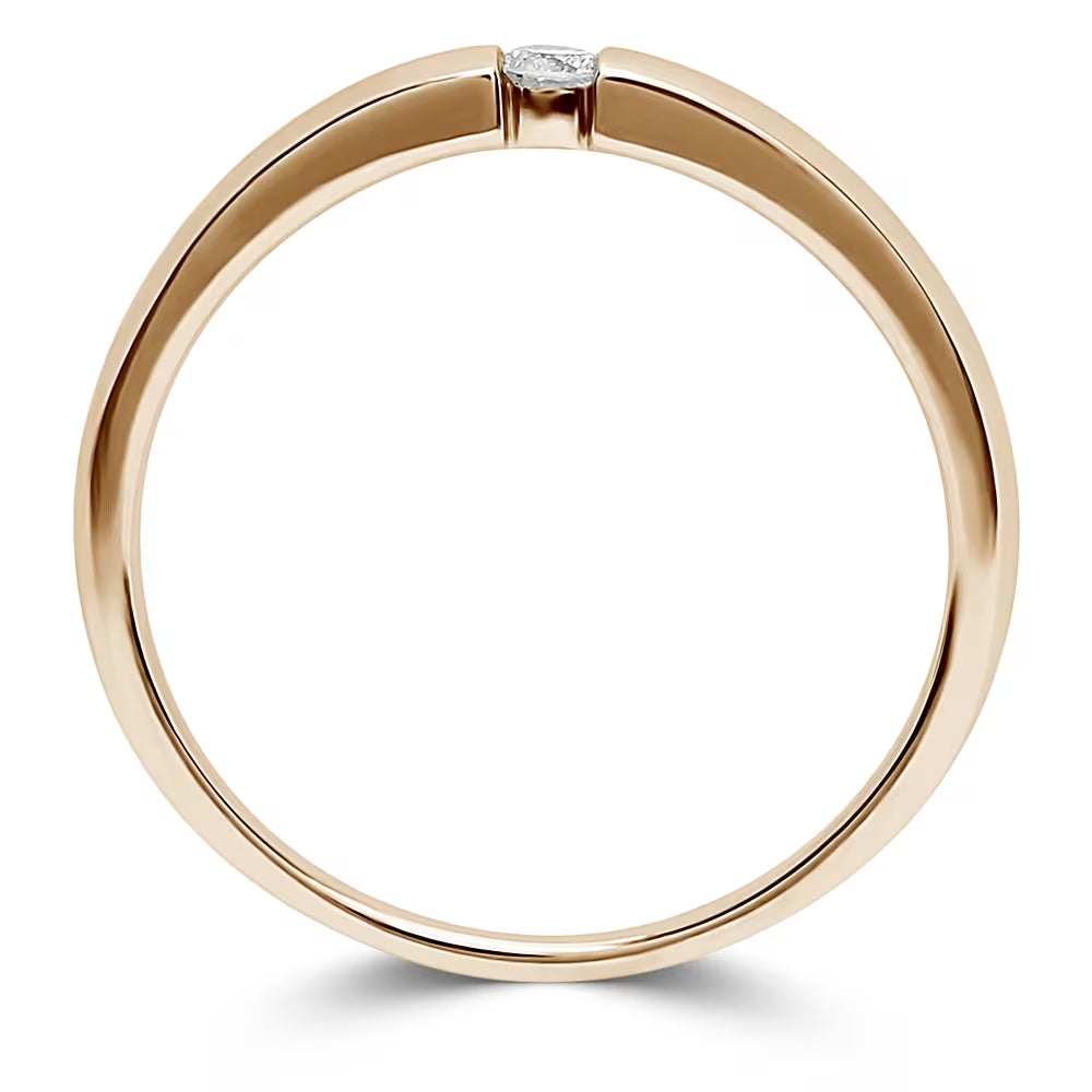 Bague de tension 0,07 ct.