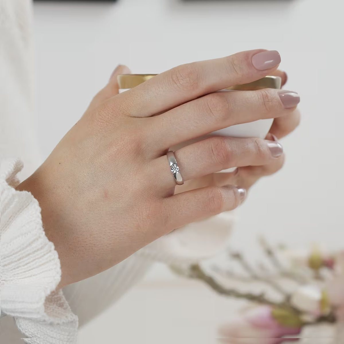 Bague de Tension 0,25 ct.