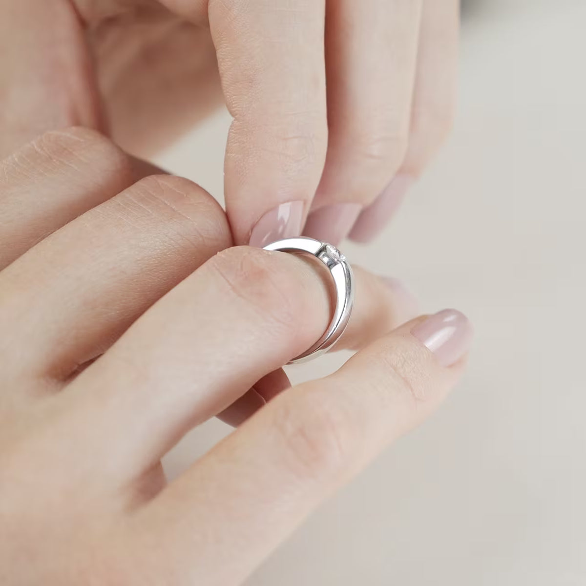 Bague de Tension 0,25 ct.