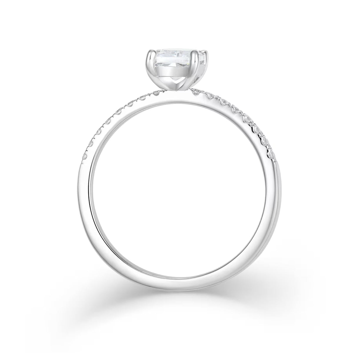 Emerald Pavé  1,16 ct. mit Labordiamant