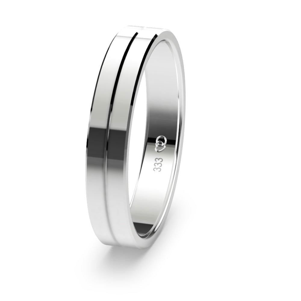 Herrenring 4 mm eine Fuge - BREEDIA