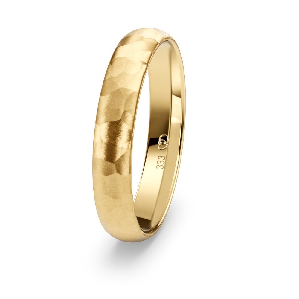 Herrenring 4 mm facettenmatt - BREEDIA