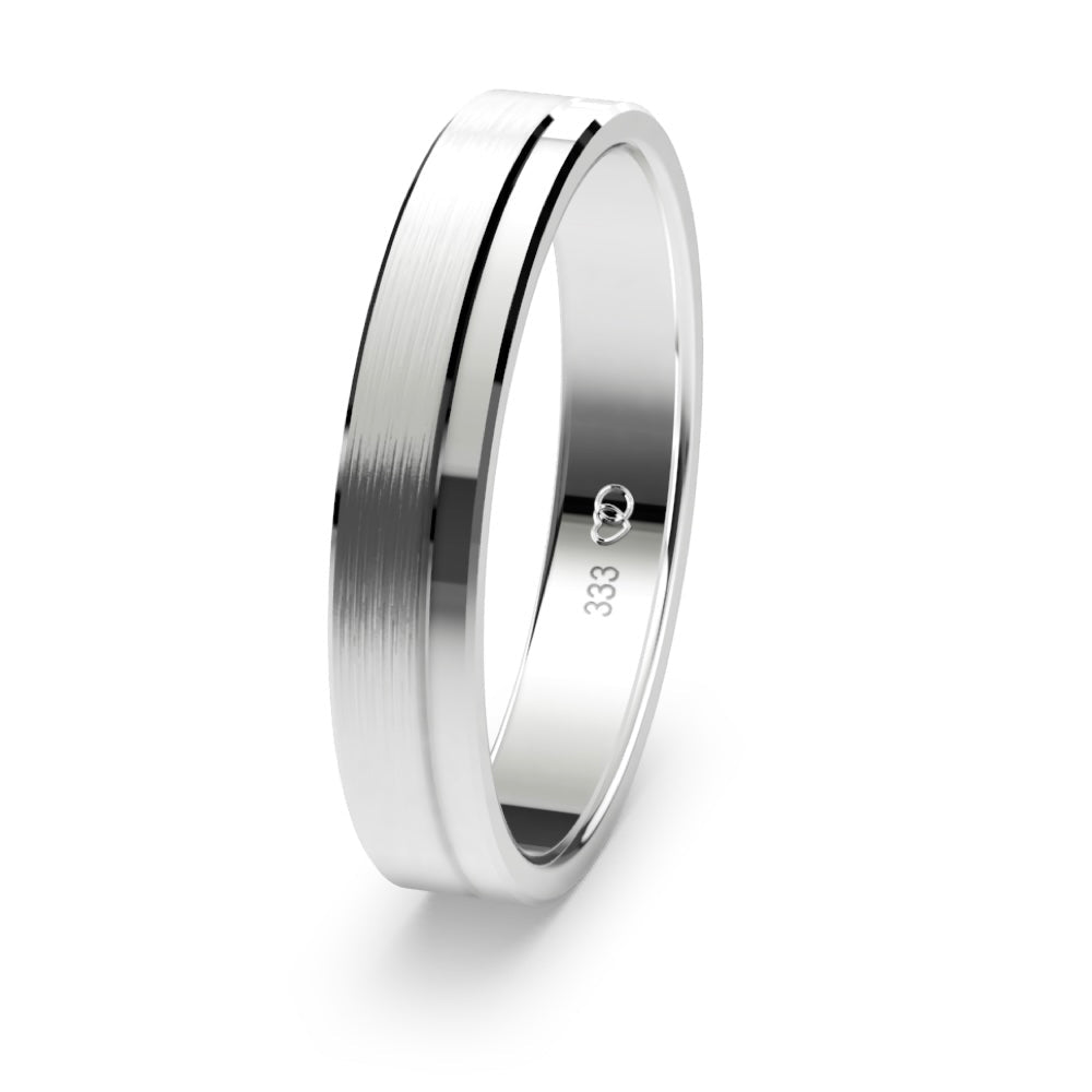Herrenring 4,5 mm matt poliert matt - BREEDIA