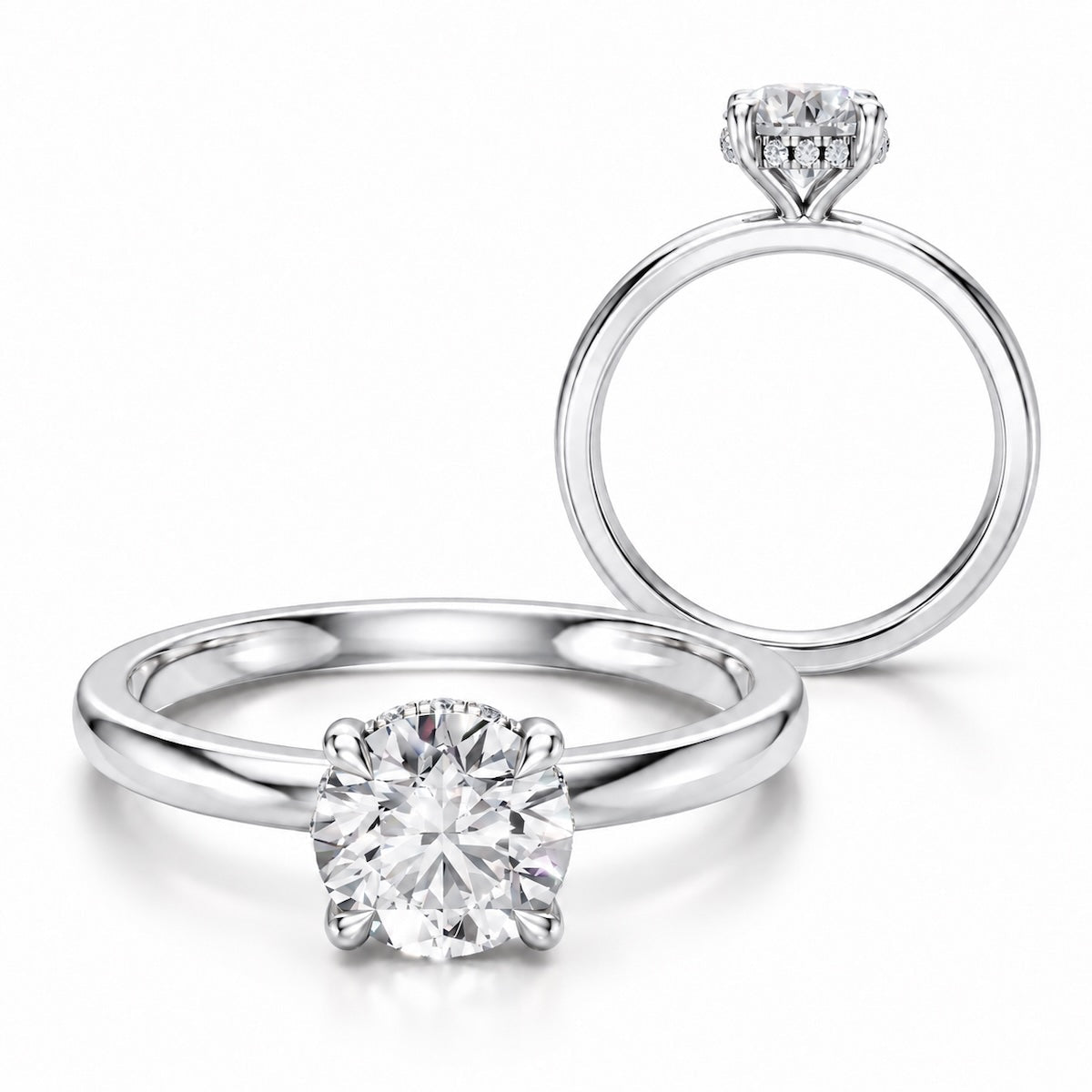 Hidden Halo Brilliant 1,06 ct. - BREEDIA