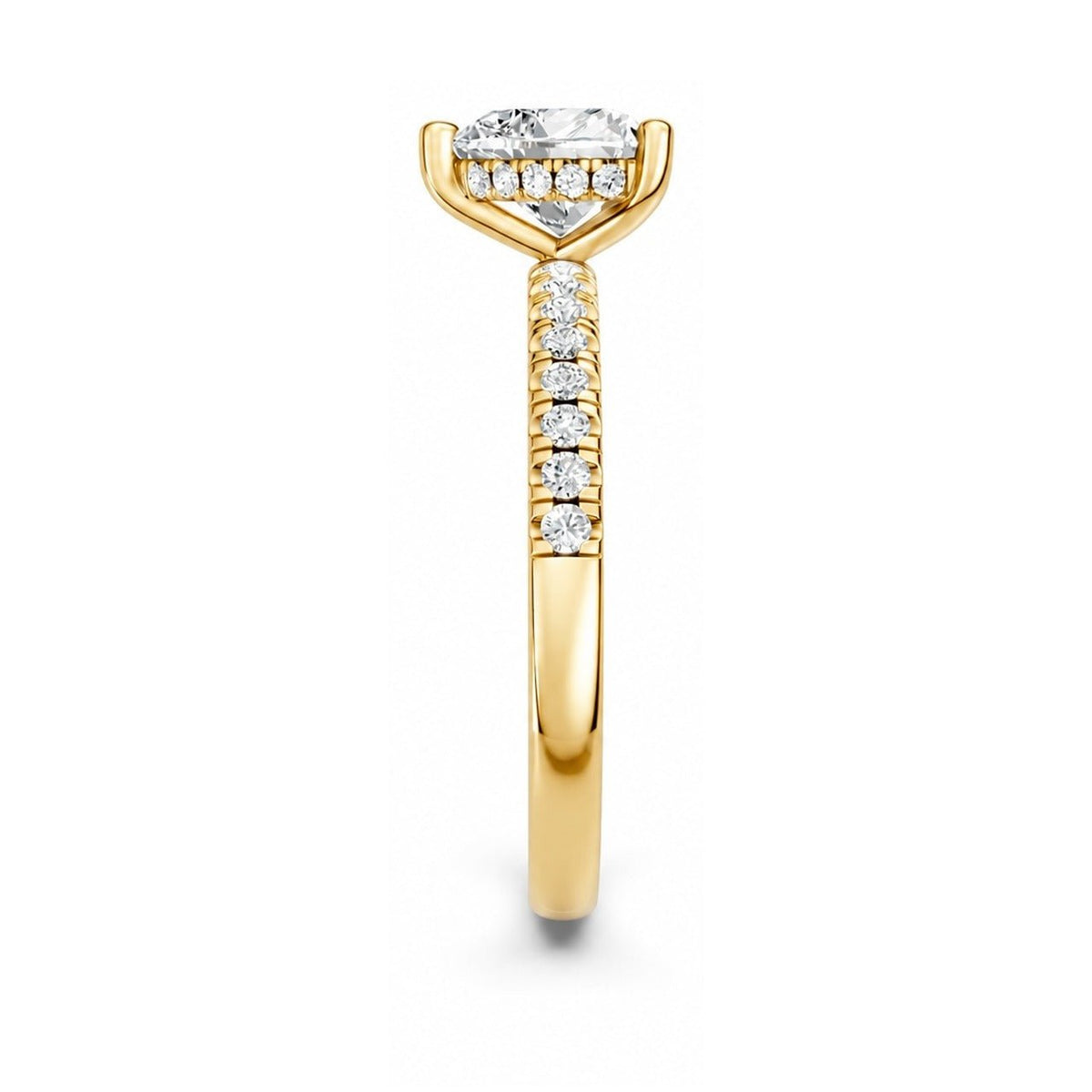 Hidden Halo Heart 1,20 ct. - BREEDIA