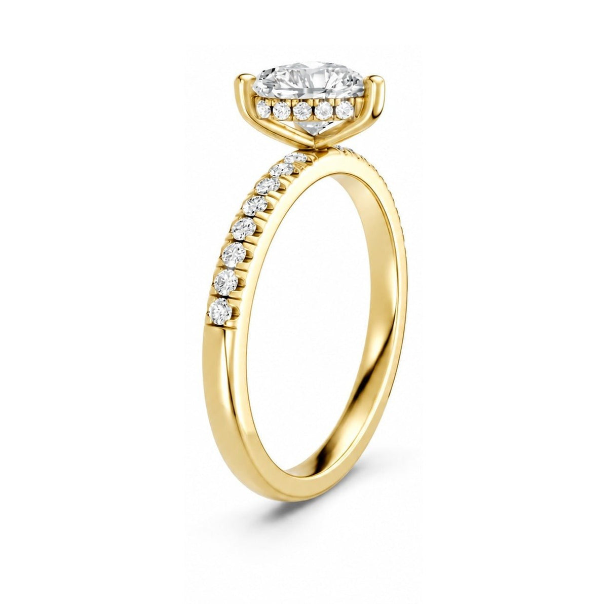 Hidden Halo Heart 1,20 ct. - BREEDIA