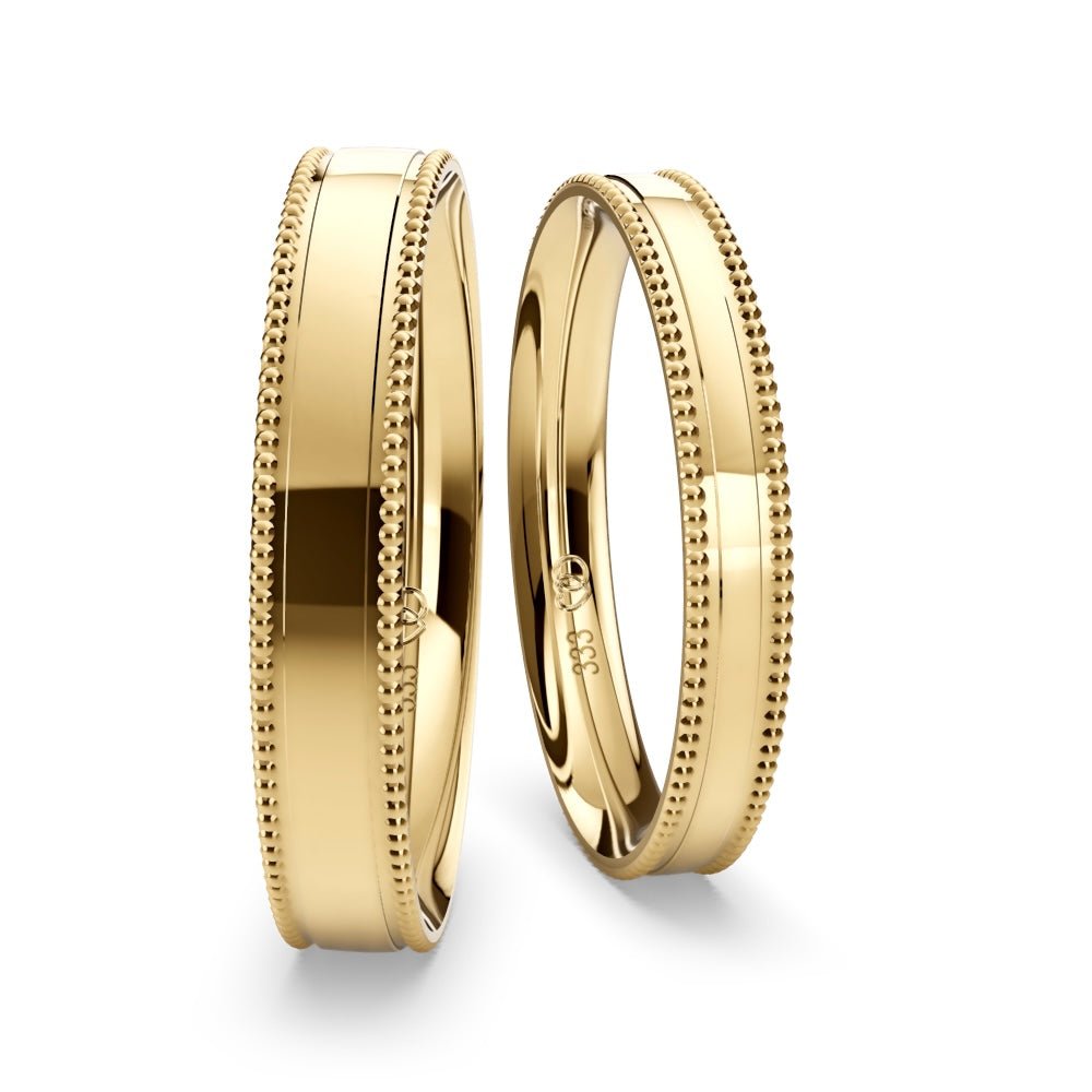 Hochzeitsringe Perlierung No. 1 - BREEDIA