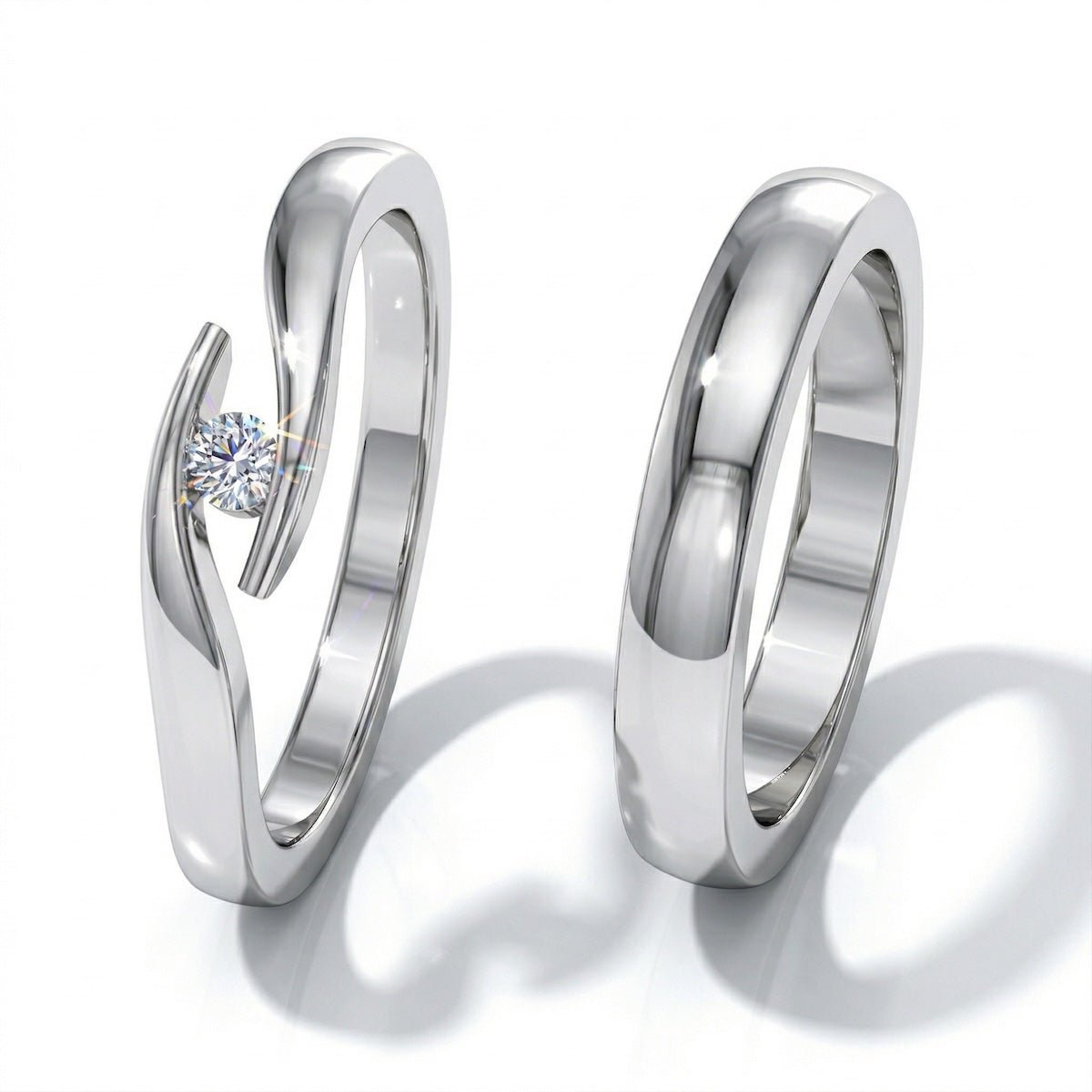 Partnerringe Magic 0,05 ct. - BREEDIA