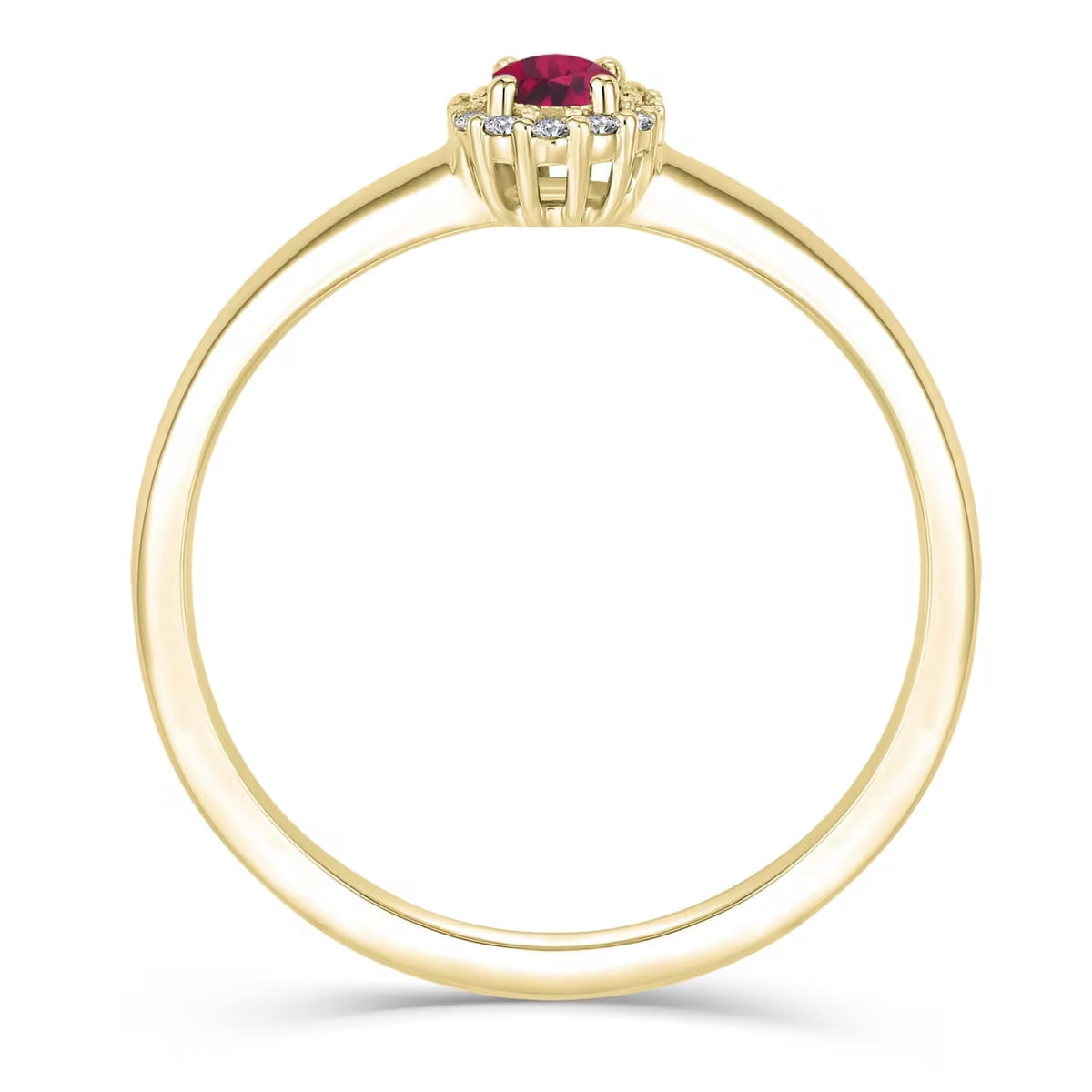Bague de Fiançailles Rubis Kate