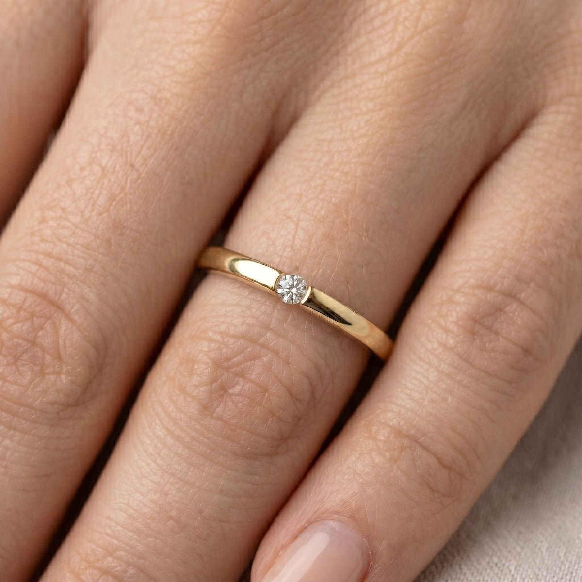 Spannring 0,04 ct. - BREEDIA