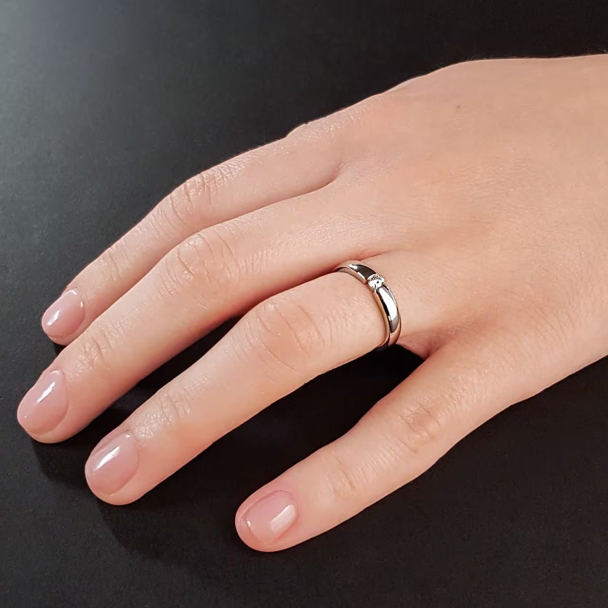 Bague de Tension 0,15 ct.